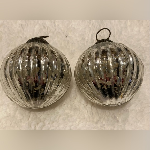 Restoration Hardware Mercury Glass Ornaments - Picture 2 of 4